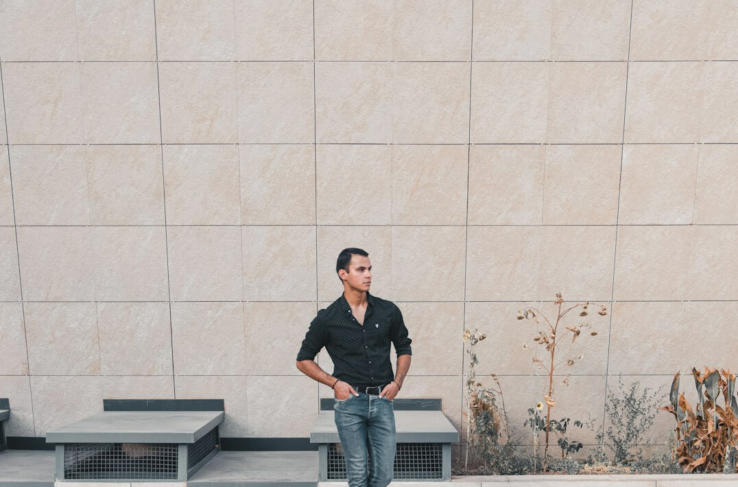 Portrait of a man in casual clothes