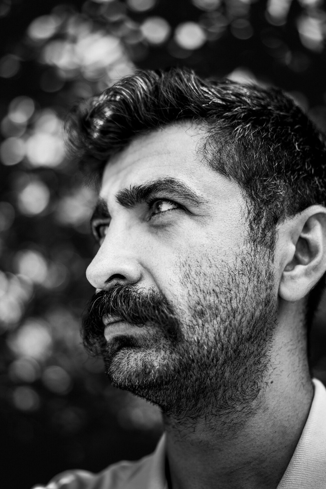 Portrait of a man with a beard
