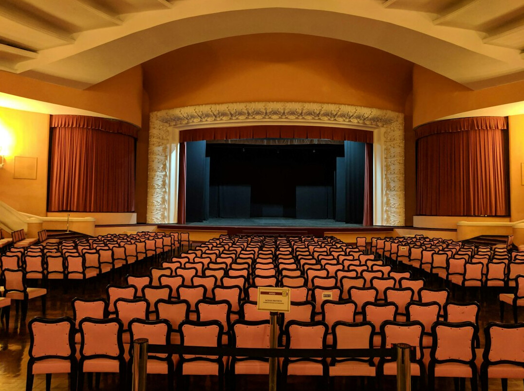 vintage theater stage